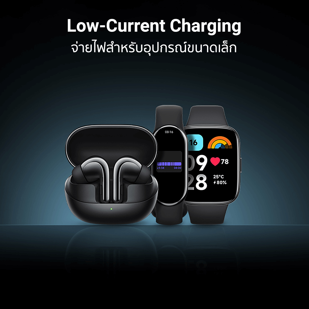 แบตเตอรี่สำรอง CUKTECH รุ่น PB250 (GB.V) CE 25000 MAH สีเทา จ่ายไฟรวมกันได้สูงถึง 210W_8
